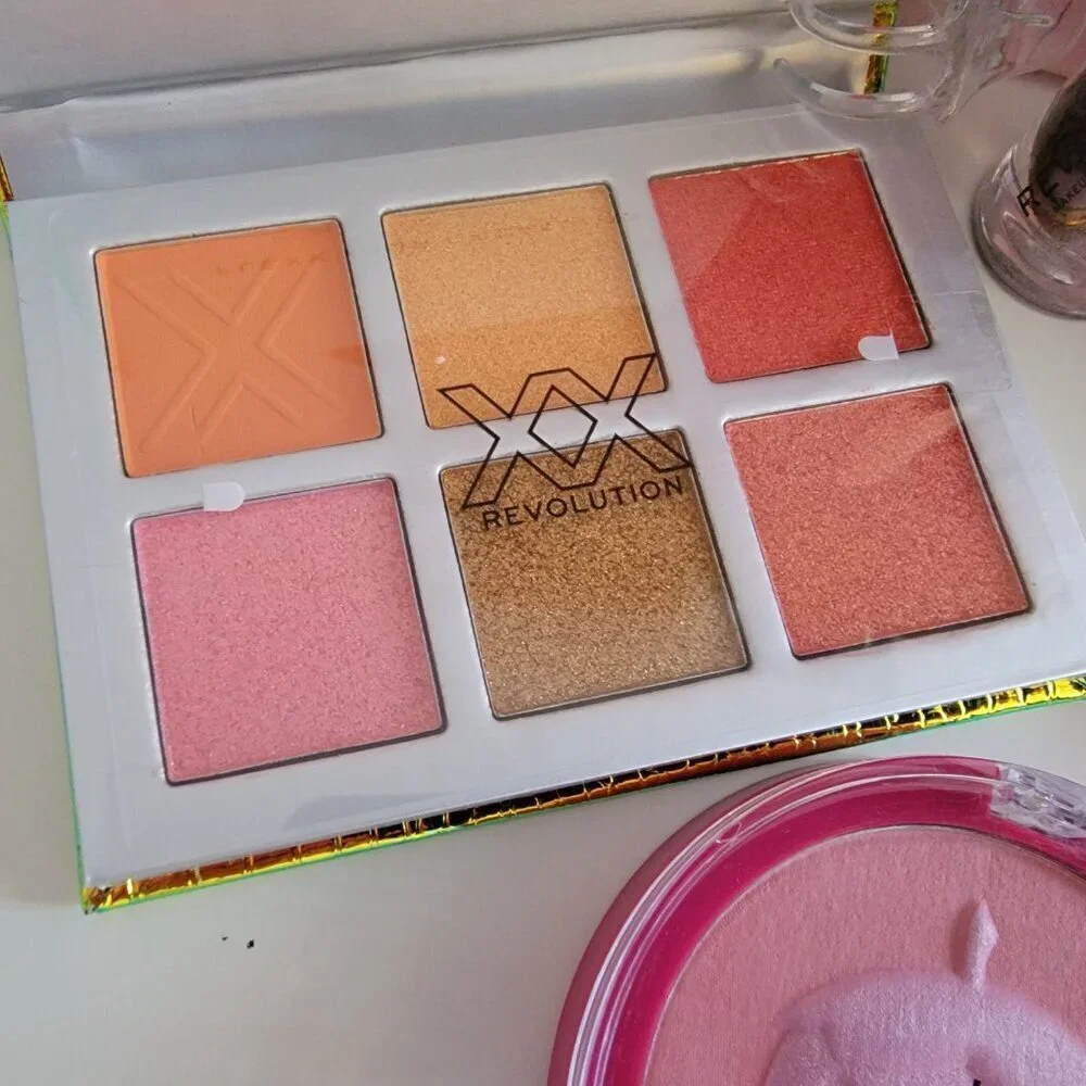 I Heart Revolution Dynamite Shadow Palette Blush, eyeshadow New